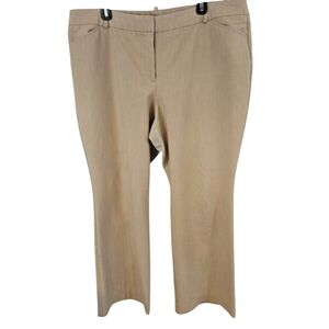 3/$25 Worthington Size 18 Beige Modern Fit Pants